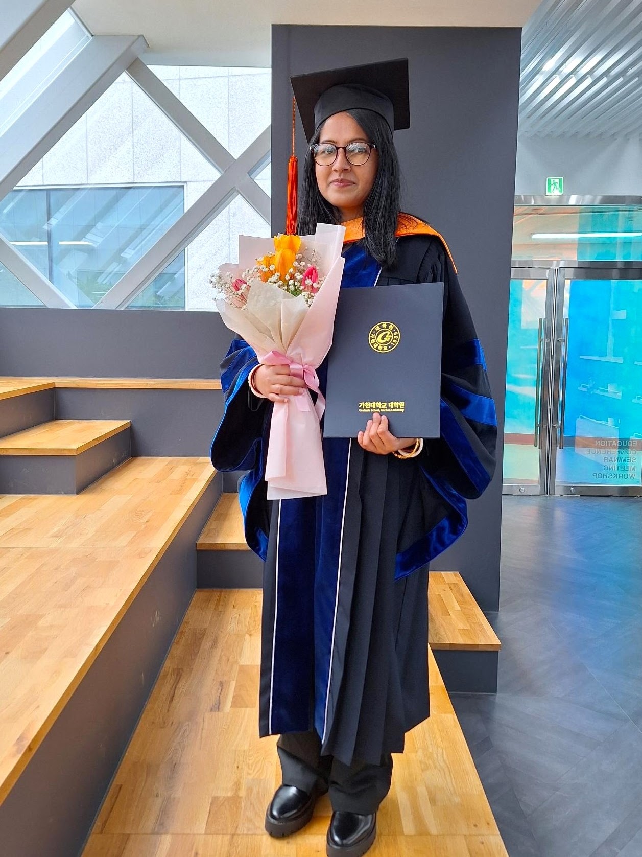 Tanni Das, Master's graduation ceremony