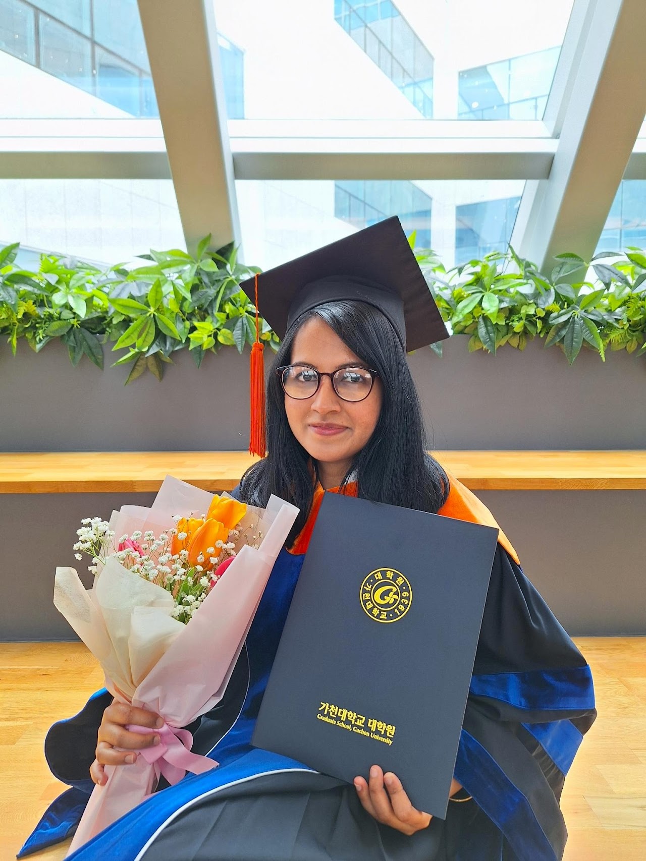 Tanni Das, Master's graduation ceremony